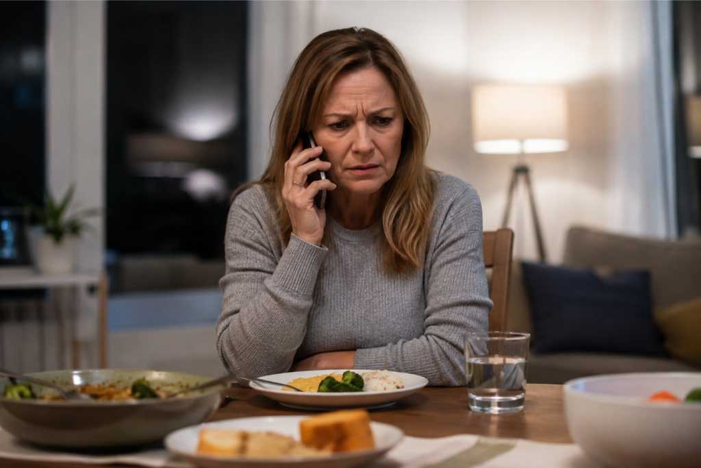 Evening Phone Call Filled With Concern