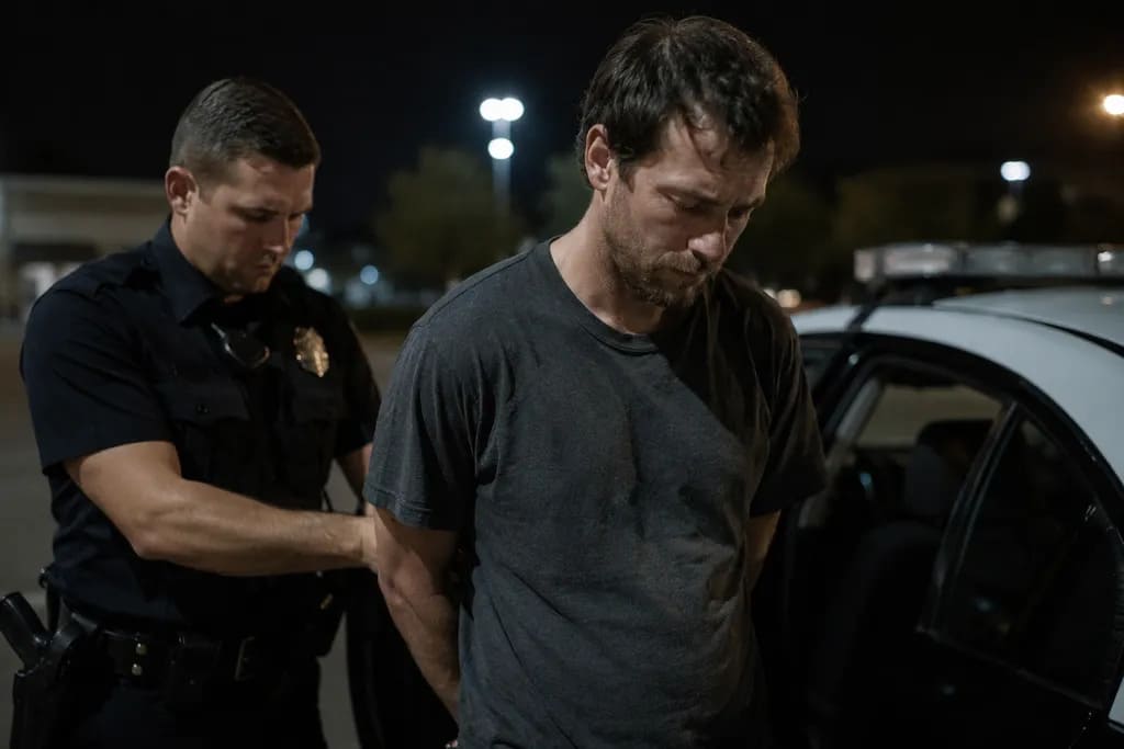 Man Detained By Officers