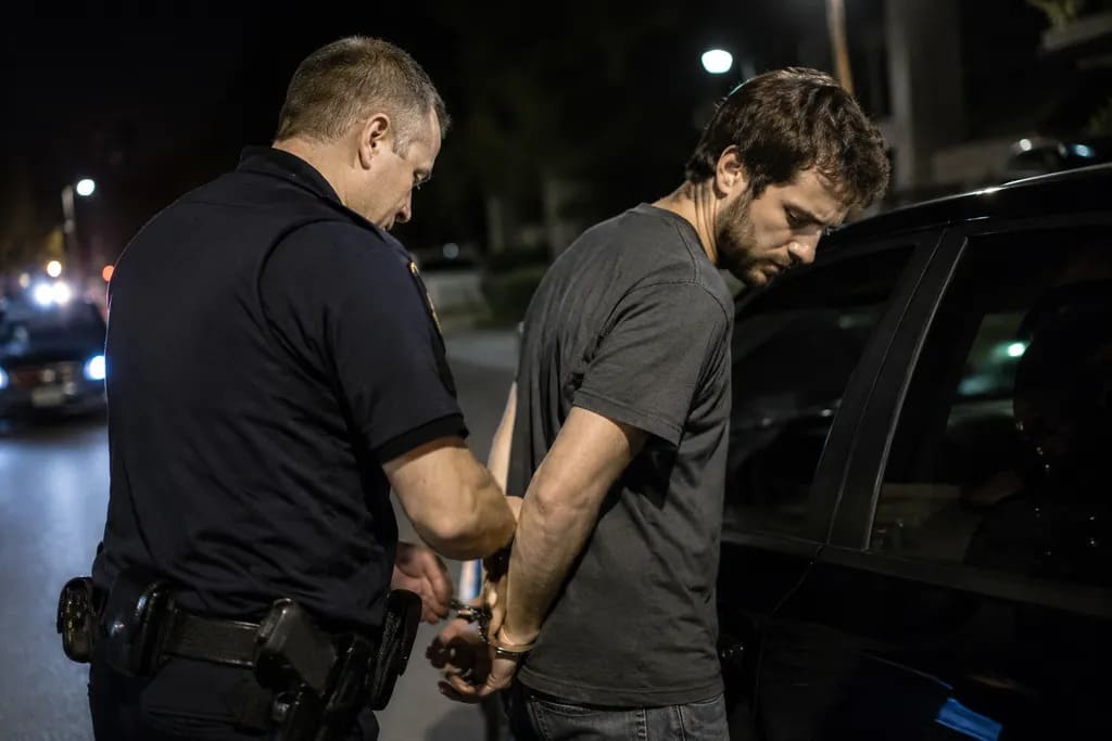 Suspect Under Arrest